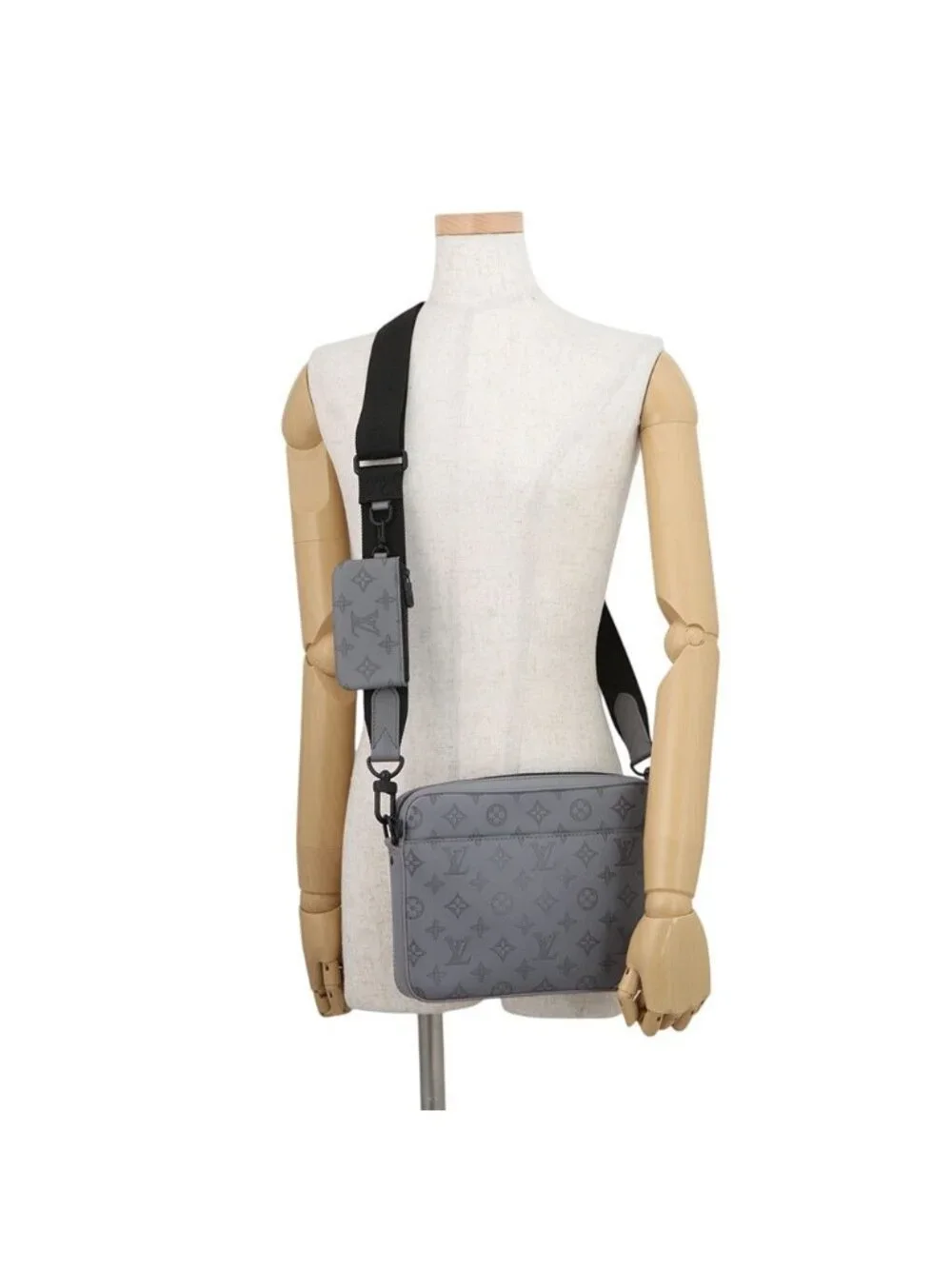 Louis Vuitton Shoulder Bag Monogram Shadow Duo Messenger